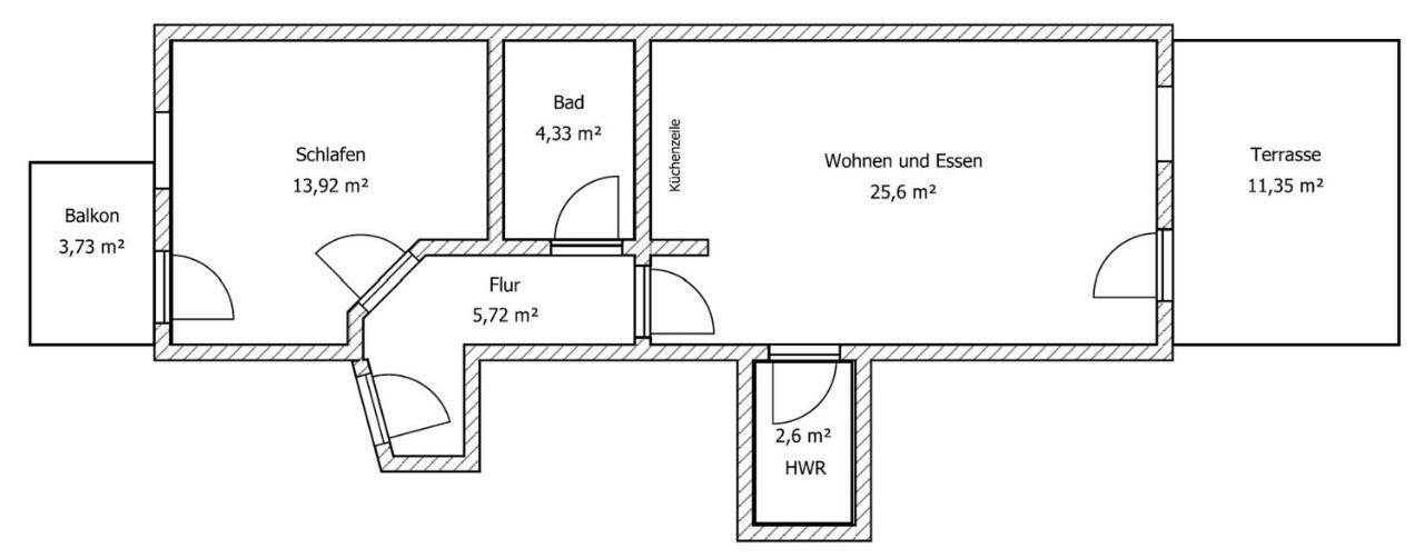 Ferienwohnung In Warnemuende, Friedrich-Franz-Strasse 11 罗斯托克 外观 照片